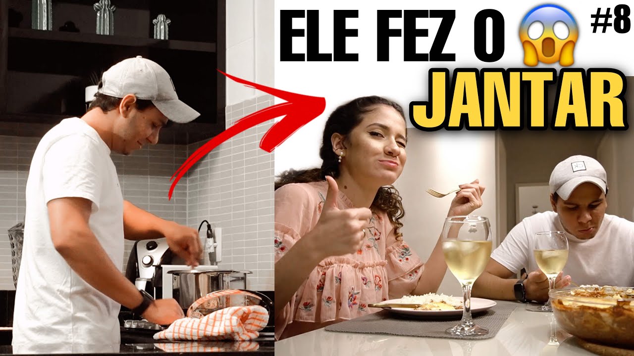 MATHEUS PREPAROU UM JANTAR COMPLETO! FIQUEI CHOCADA 😱🔥
