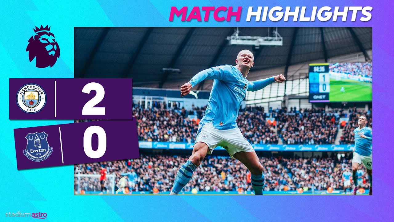 EPL Highlights: Manchester City 2 - 0 Everton | Astro SuperSport - YouTube