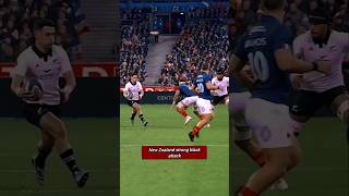 Passing and receiving in a contested match truly showcase skill New Zealand vs. France