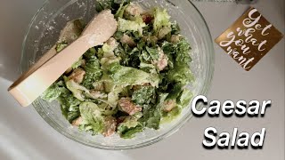 How to make Caesar Salad || Mayonnaise Dressing || Recipe || Easy way