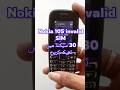 Nokia 105 invalid sim | صرف 30 سیکنڈ #nokiamobiles/میں ٹھیک کریں