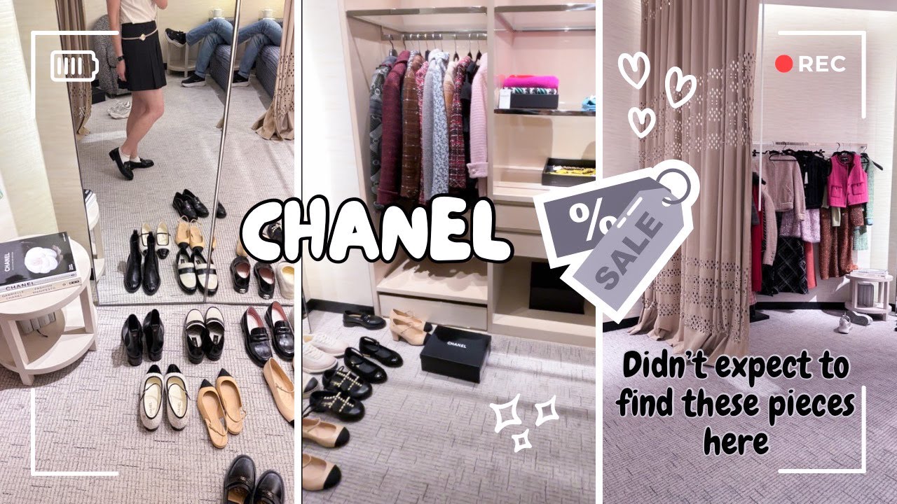 Chanel Shopping Vlog: 40% Off Markdown 💕 Pink Tweed & Denim - YouTube