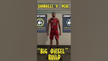 Shaquille “Big Diesel” O’Neal Build #shorts #2k23build #2k23 #gaming #fyp #foryoupage #shaq #viral