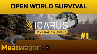 Attacked By a Bask of Crocodiles | Icarus Open World Survival Styx Map Day 1