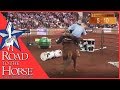 Must watch  pat parelli famous buck off at road to the horse 2011