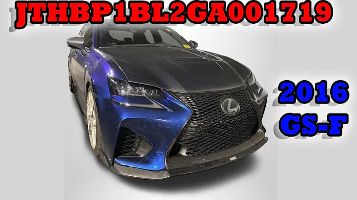 JTHBP1BL2GA001719  - 2016 GS-F - A DEEPER DIVE (EPISODE 0119)