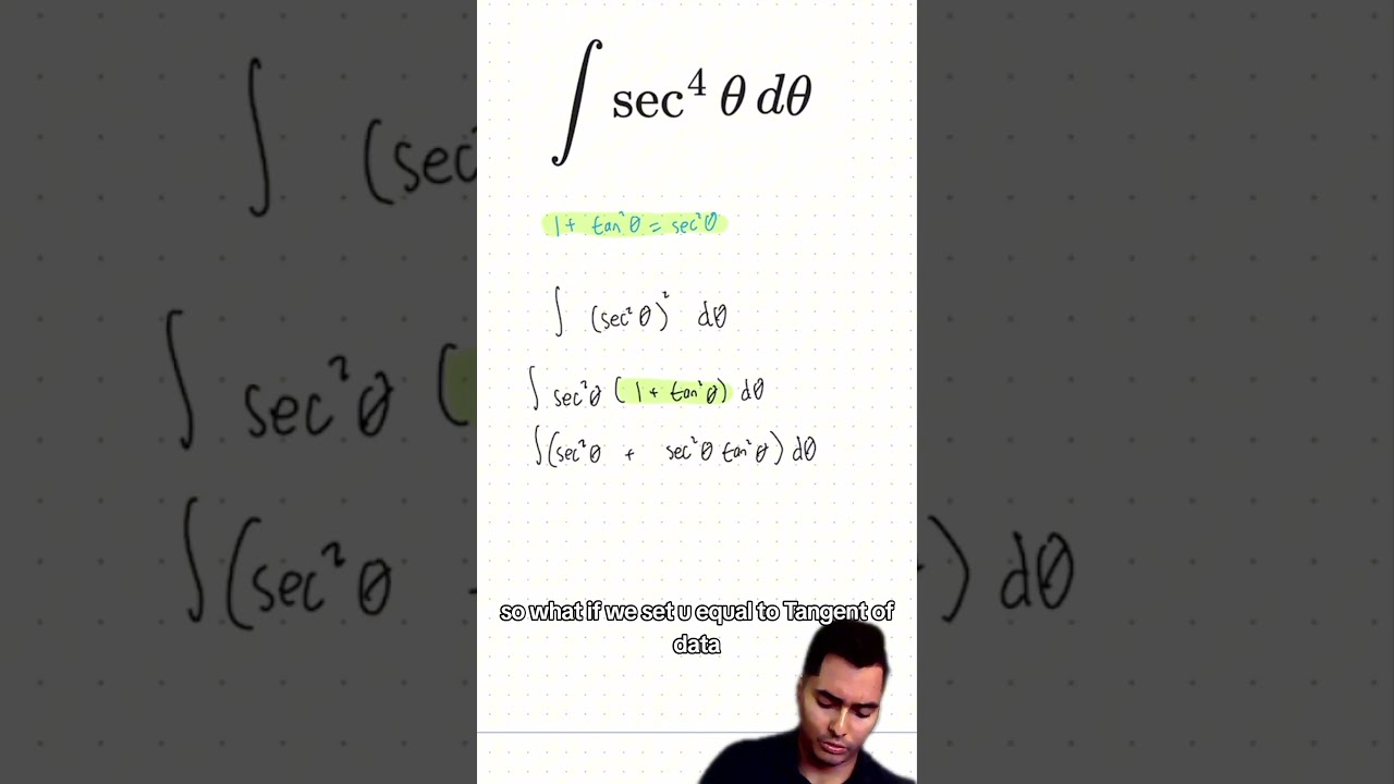 Integral Practice Problem (Sign up for tutoring in bio!) 