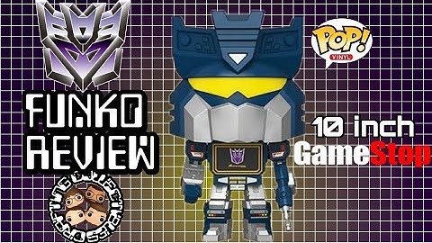 Funko Review: Gamestop Exclusive 10 inch Transformers Soundwave with Cassettes