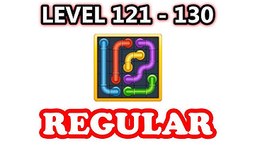 Line Puzzle: Pipe Art - Regular Pack Level 121 - 130 - Walkthrough