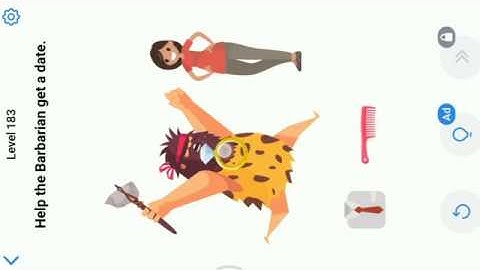 Easy Game Level 183 || Help The Barbarian  Get A Date.