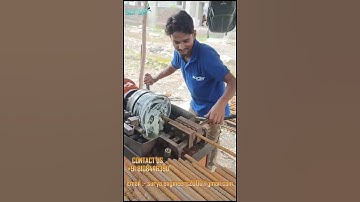 REBAR ROLL THRAD MACHINE #25mm #rebar #buildingtechnology #rebarmachine #surya #constructiontechnolo