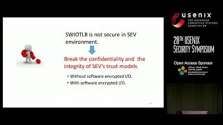 USENIX Security '19 - Exploiting Unprotected I/O Operations in AMD’s Secure Encrypted Virtualization