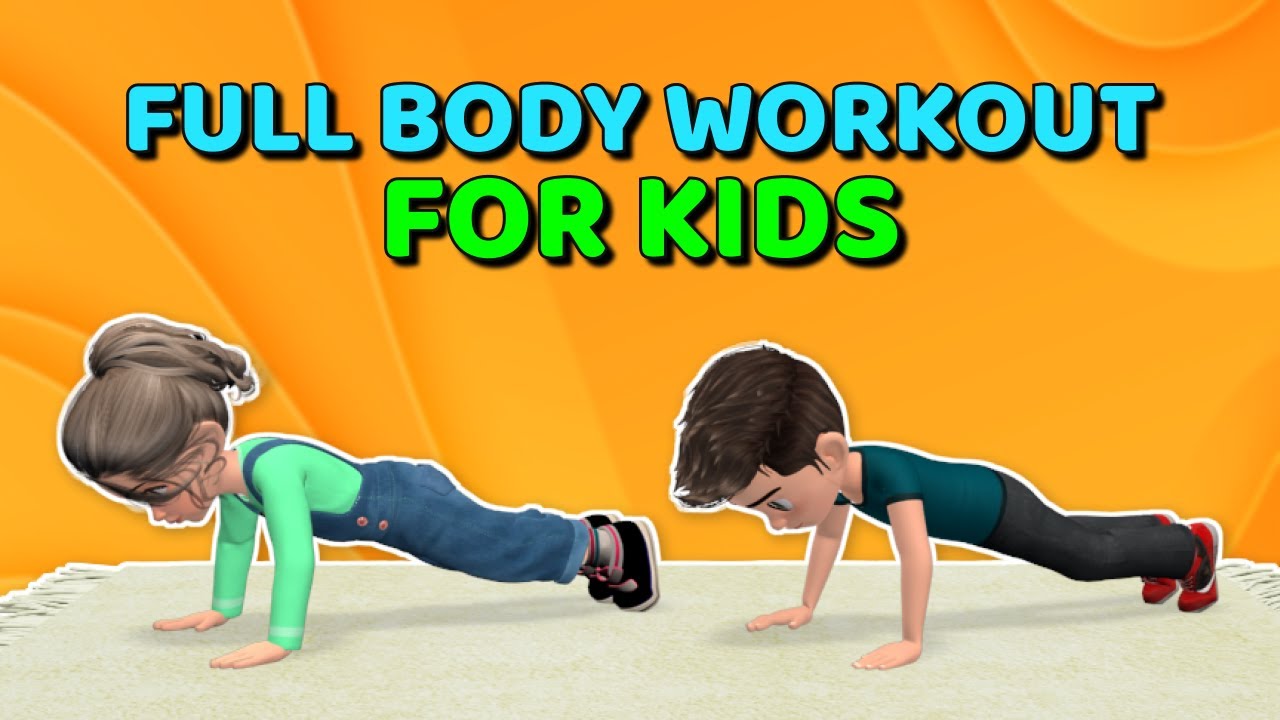 10-MINUTE FULL BODY WORKOUT FOR KIDS: HOME WORKOUT - YouTube