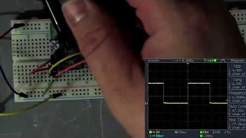 Playing with a 555 timer in astable mode.