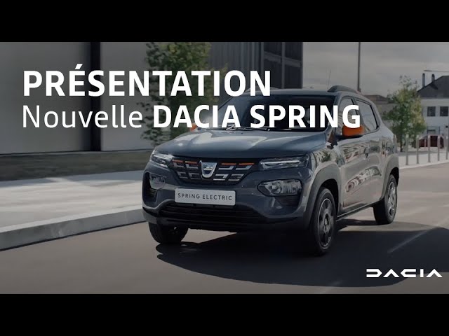 NOUVELLE DACIA SPRING 100% ÉLECTRIQUE | Présentation | DACIA