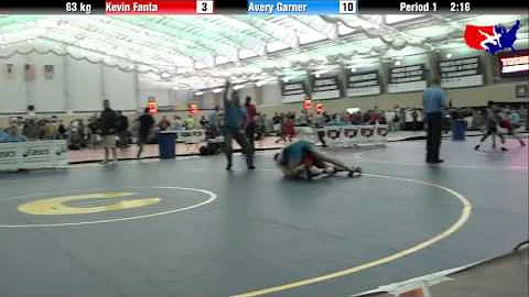 Kevin Fanta vs. Avery Garner at 2013 ASICS Univers...