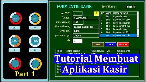 Aplikasi Kasir : Tutorial 1
