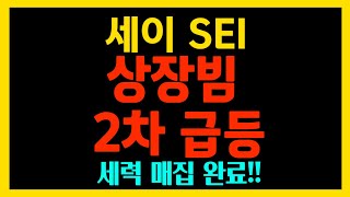 [세이] 상장빔 2차 급등  세력 매집 완료