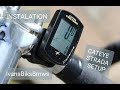 How To Install / Setup The Cateye Strada Wireless Bike Computer [4k]