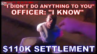 Aurora PD Tase Man In Back For Asking Questions - $110k Settlement - Body Camera Footage