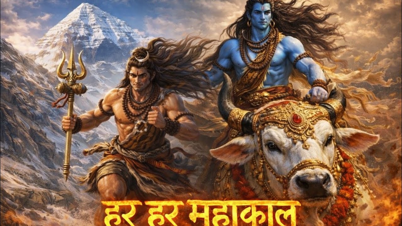 🔥 जब महाकाल जागे… धरती काँपे! 🔱⚡ महाकाल का प्रचंड रूप ⚡🚩 शिव का रौद्र अवतार 🚩💥 कालों के काल