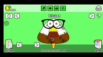 Pou Hack Game *Part 28* | Android Mobile Gameplay No Level 1000 | Landscape Mode