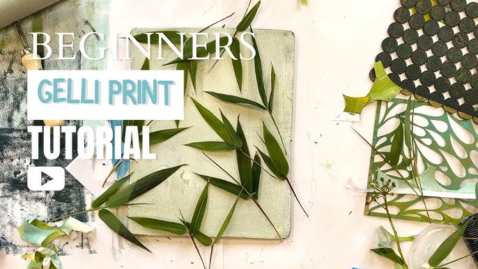 Gelli Arts® Printing with Folded Paper!! - Printing Projects