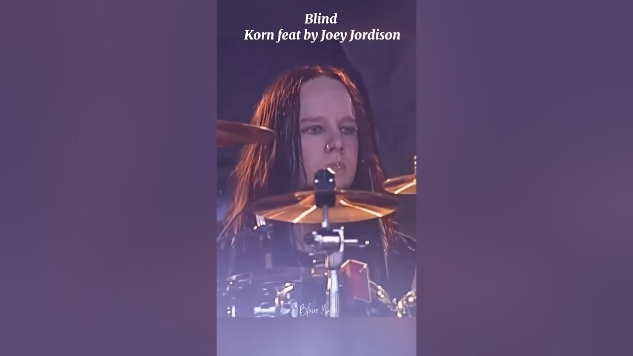 Joey Jordison plays drums for KORN Blind #foryou #joeyjordison #slipknotdrummer Joey Jordison plays drums for KORN Blind #foryou #joeyjordison #slipknotdrummer