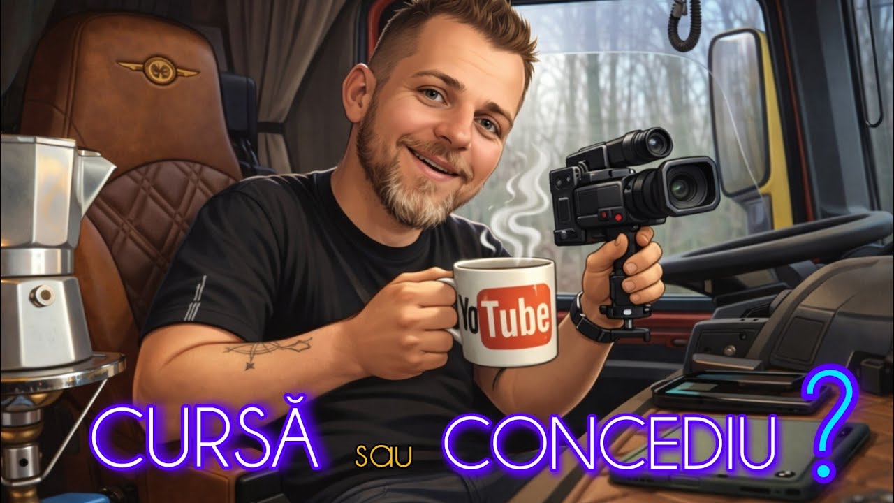 😅Cea mai “grea” cursă… N-AM CONDUS MAI DELOC! 😅Camionul a fost bombiță🥰 TruckVlog București