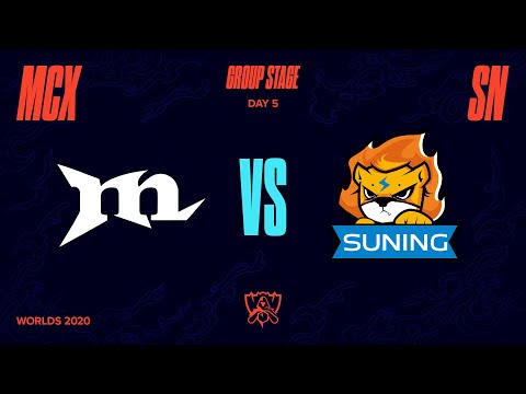 MCX vs SN | Worlds Group Stage Day 5 | Machi Esports vs Suning (2020)