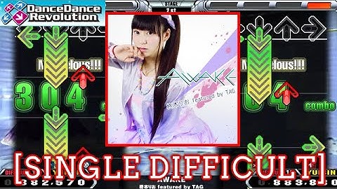 【DDR 2014】 AWAKE / 柊木りお featured by TAG [SINGLE DIFFICULT] 譜面確認 Play