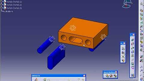 Catia V5 Tutorial 111 - Coincidence Constraint