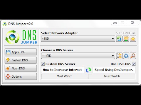 New How to Increase your Internet Speed using DNS Jumper