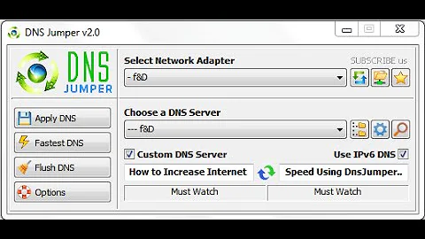 How to Increase your Internet Speed using DNS Jumper