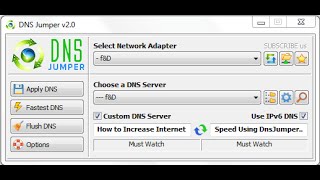 How to Increase your Internet Speed using DNS Jumper screenshot 2