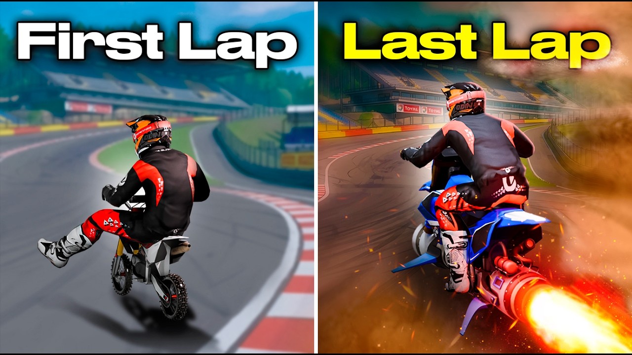 Every Lap, The Bike Gets UPGRADED