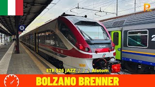 Cab Ride Bolzano  Brenner (Brenner Railway  Italy) train driver's view in 4K