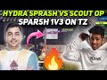 Hydra sparsh 1v3 on scout op   almost wwcd bgmi