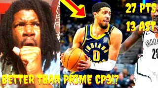 HALIBURTON OVER PRIME CP3! 🤷🏾‍♂️ NETS VS PACERS REACTION 2024 NETS VS PACERS HIGHLIGHTS REACTION