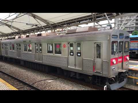 【4K60p】梶が谷駅の下り通過待ち・8642F発車シーン