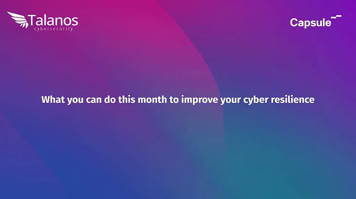 What You Can Do This Month to Improve Your Cyber Resilience | Practical Cybersecurity Tips