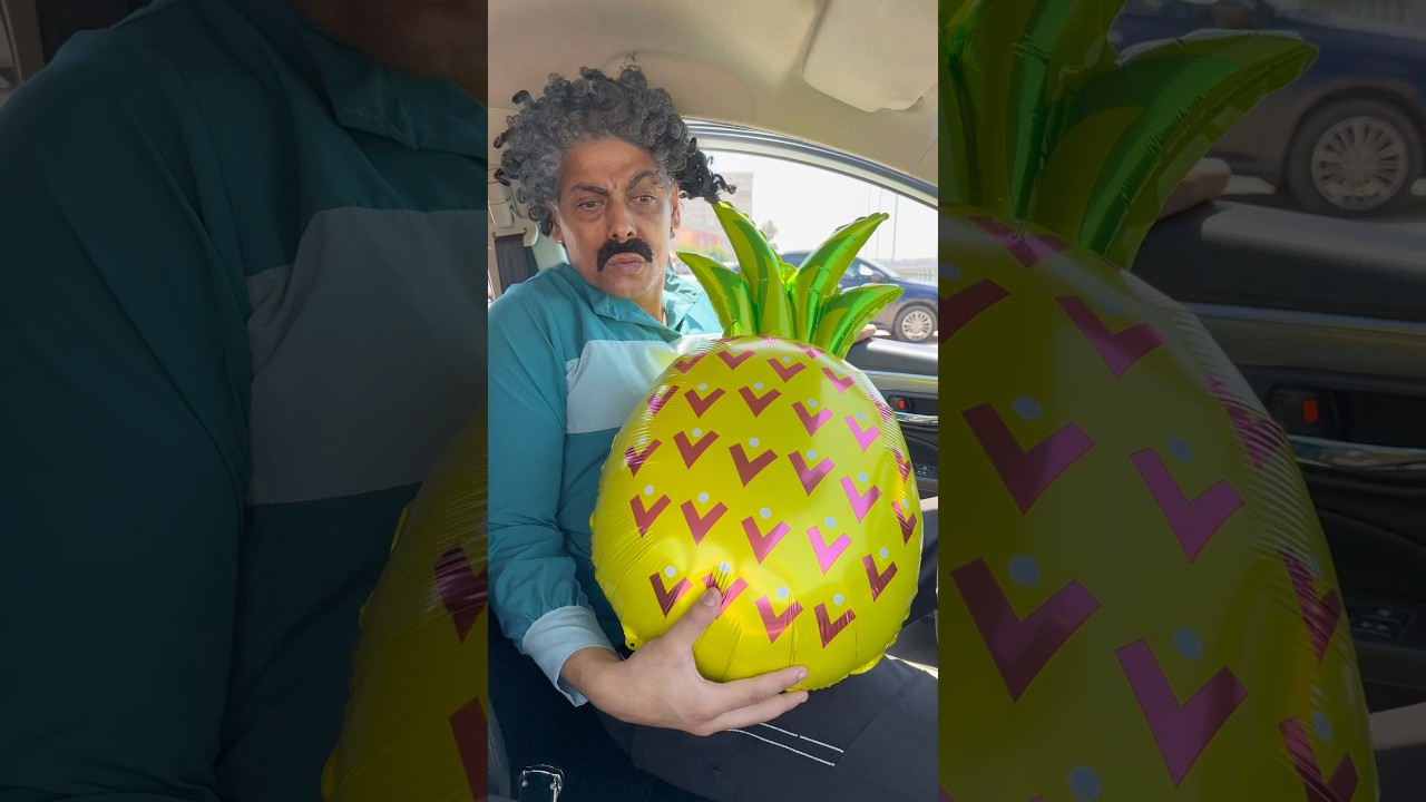 ازااااي الاناناس السحري العملاق !! 😱😂