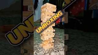 Best Family Game? Jenga Unboxing 🤩🧱 #trending #jengablocksdiys #jenga #childgames