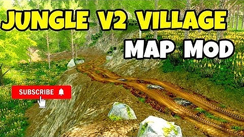 JUNGLE 2 VILLAGE MAP MOD FOR BUS SIMULATOR INDONESIA #village #bussidmapmod #mountainmap #junglemap