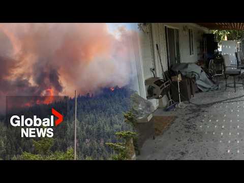 Summerland residents face the stress of cleaning up after wildfires after returning home