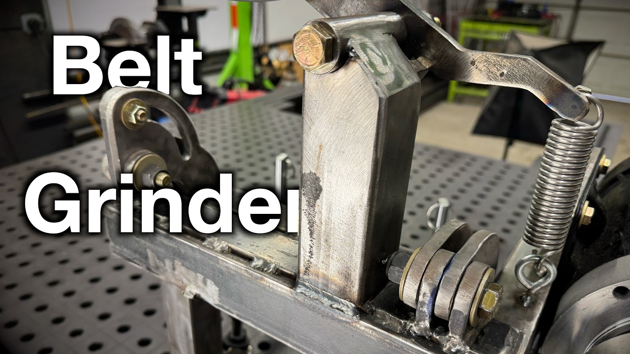 Building the Backbone of a 2x72 Grinder on the Fireball Tool Table
