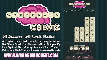 WordBrain Monkey 5 Cheats | WordBrain Cheats | Monkey 5 Answer