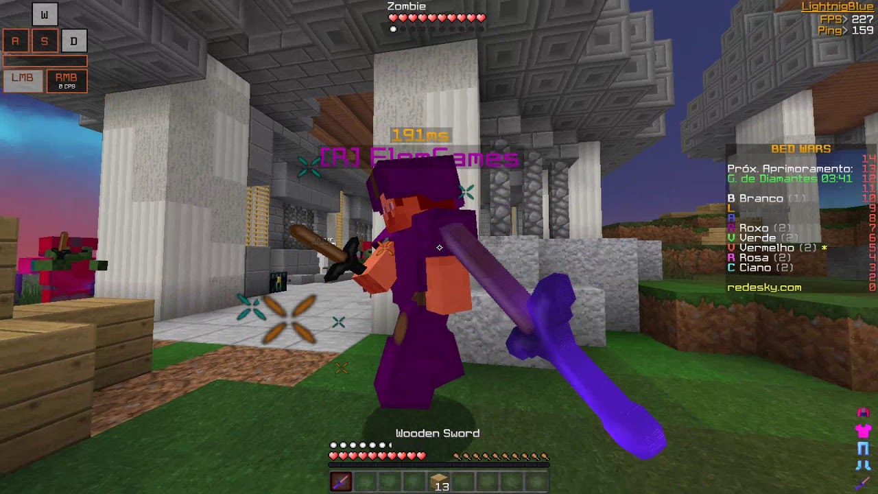 RUSHANDO NO BEDWARS - REDESKY