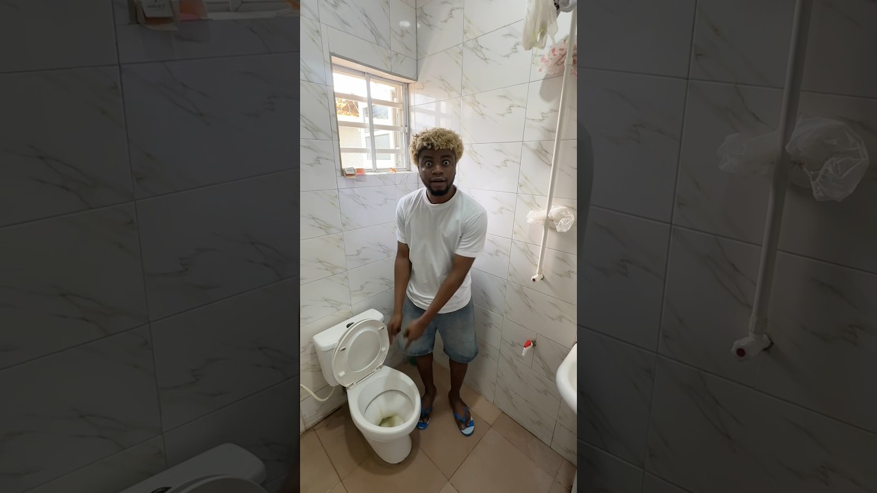 Bathroom Stunt 🫢