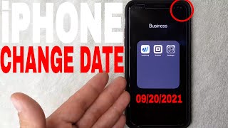 ✅ How To Change Date On iPhone 🔴